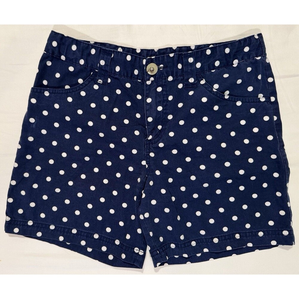 Vintage Y2K Cherokee (Fits As) Sz Medium (XL Tag) Chino Shorts Blue Polka Dot EC